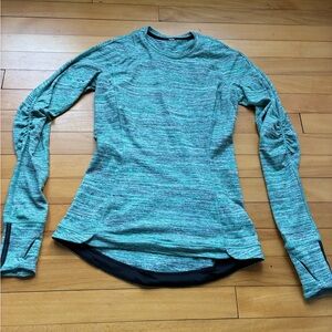 lululemon athletica Green and Gray Women's Top